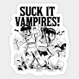Suck it Vampires! Sticker